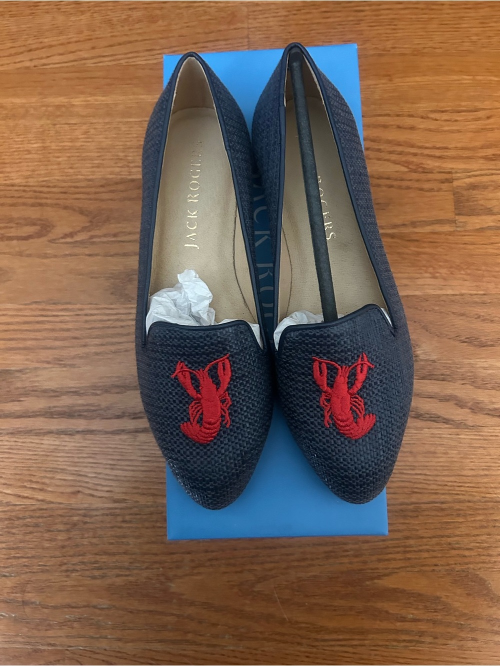 Jack Rogers Raffia Loafers